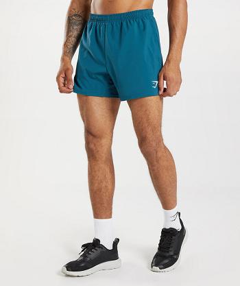 Gymshark Arrival 5" Shorts Herr Blå | SE 3398YXF